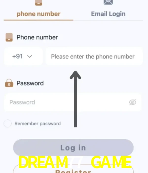 DREAM77 GAME login